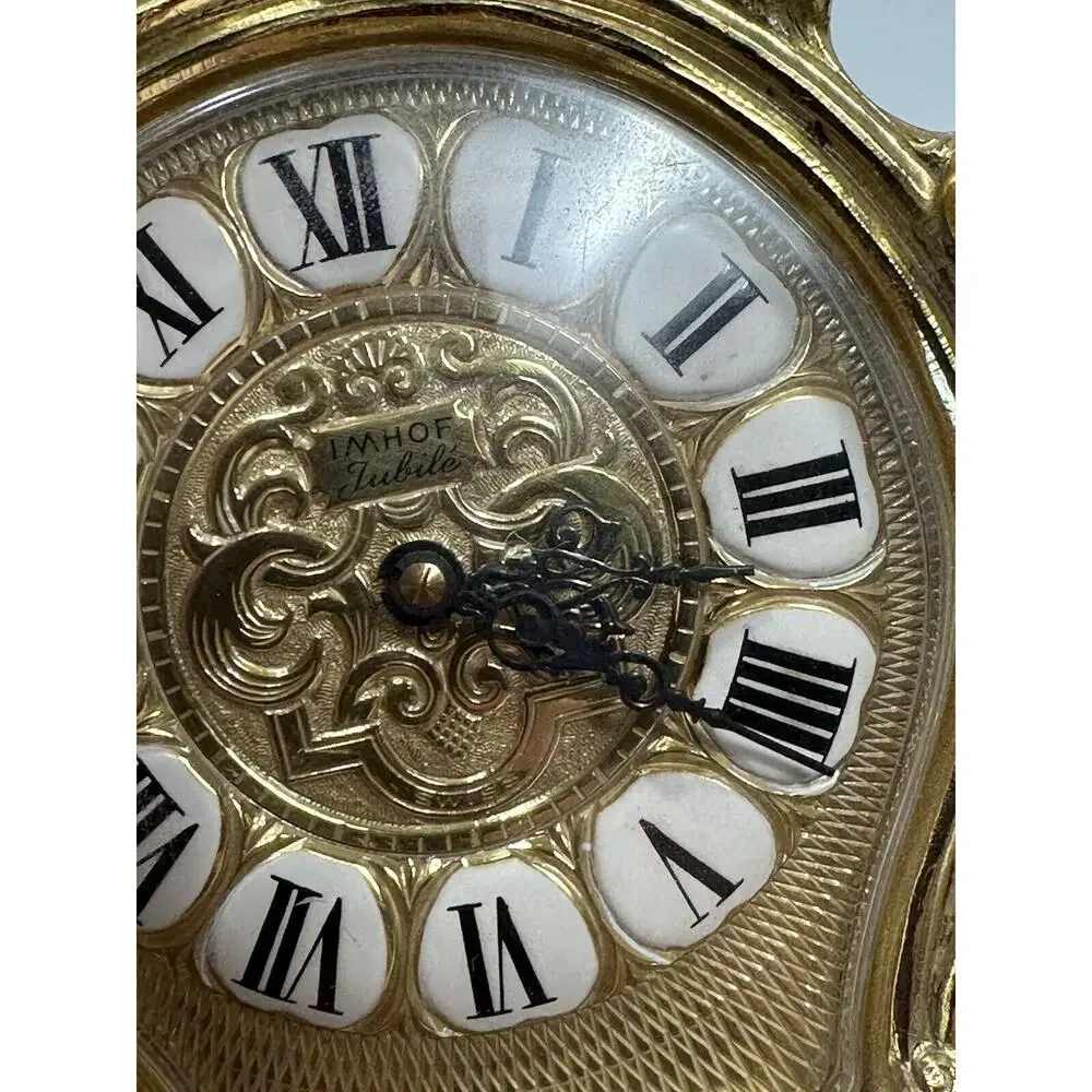IMHOF Jubile Swiss Clock Louis XV 21/593 Limited Mantle‎ SUPERB RARE